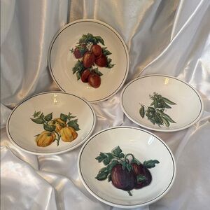Williams-Sonoma Harvest Bloom 9” Bowls, Set Of 4